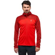 Clothing Haglöfs Roc Flash Mid Hood Fleece jacket XL, red