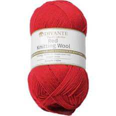 Yarn & Needlework Supplies Divante Knitting Wool Red