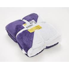 Penguin Home Sherpa Blankets Purple (150x)