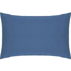 Belledorm Bed Linen Belledorm Easycare Percale Housewife Pillowcase One Size Cobalt Blue Pillow Case Blue (76x51)