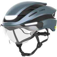Lumos Ultra E-Bike Smart Helmet NTA 8667 Certified Front & Rear LED Lights Retractable Face Shield App Controlled EBike, Scooter, Cycling, Bicycle Adults, Men Women