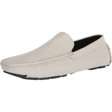 Men - White Loafers Kenneth Cole Unlisted Herren Sound Textured Driver Loafer, Weiß