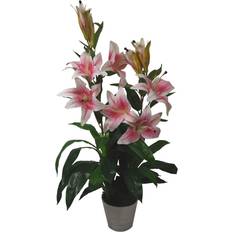 Black Artificial Plants Leaf 90Cm 3Ft Lily Stargazer Artificial Plant