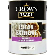 Crown White Paint Crown Clean Extreme Durable Acrylic Eggshell Wood Paint White