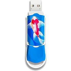 Memory Cards & USB Flash Drives Integral 128GB Koi Fish Xpression USB 3.0 Flash Drive are Stylishly Designed USB Memory Flash Drives Storage and Back Up for Study, Work and Play and a