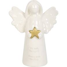 Ceramic Interior Details Something Different Fly With The Angels Sentiment Angel Ornament