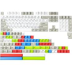 Keyboards Greenzech 165 Keys Color Keycap Set Cherry Profile Sublimation Japanese
