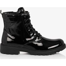Mädchen Stiefel Geox Mädchen Casey Girl Stiefeletten, Schwarz