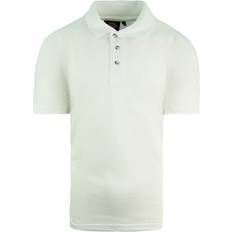 Dickies Men Polo Shirts Dickies Mens White Polo Shirt Cotton