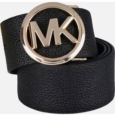 Reversible Pebble Leather Belt Black