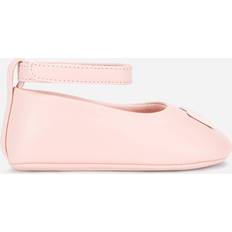 Dolce & Gabbana Pink Ballerinas Dolce & Gabbana Kids ankle strap ballerina shoes kids Lambskin/Lambskin/Leather Neutrals