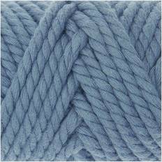 Makramégarn Rico Design Creative Cotton Cord Makramee-Garn 130g 25m blau