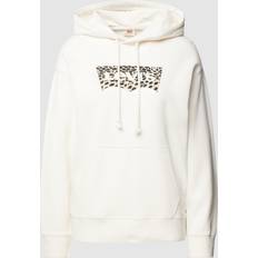 Levi's Women Jumpers Levi's Graphic Logo Hoodie, Leopard Cloud Dancer