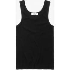Tencel Tank Tops CDLP Women's Rib Tank Top - Off-Black