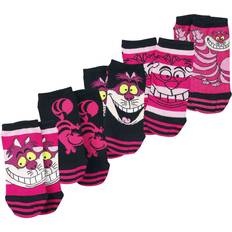 Strumpor Disney av Alice Underlandet Cheshire Cat Dam rosa/svart