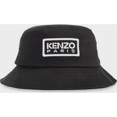 Kenzo Unisex Hats Kenzo Tag' Cotton Sun Hat Black Mens