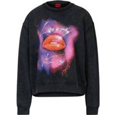 HUGO BOSS Pink Jumpers HUGO BOSS Deroxina 01 - Black