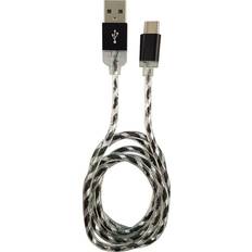 Kabel LC-Power USB A - USB C M-M 1m