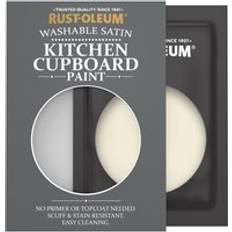 Paint Rust-Oleum Kitchen Cupboard Paint, Satin Finish QUARRY LIME White