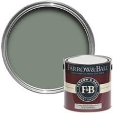 Målarfärg Farrow & Ball Estate Eggshell 2.5l Card Room Green Träfärg Grön