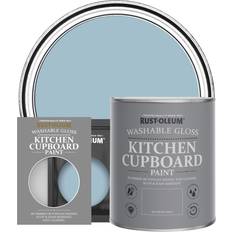 Paint Rust-Oleum Kitchen Cupboard Gloss Finish Wood Paint Blue 0.75L