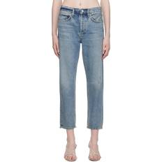 Guld Jeans Agolde Indigo Parker Jeans Facade Md Indigo WAIST