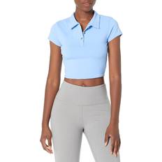 Yoga Polo Shirts Alo Yoga Alo Yoga womens Choice Polo Shirt, Tile Blue