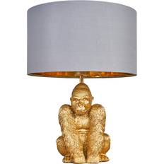 Yellow Table Lamps ValueLights Modern Sitting Gorilla Monkey Table Lamp