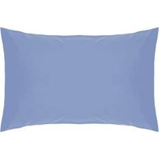 Polyester Pillow Cases Belledorm Easycare Percale Housewife Pillow Case Blue (76x51cm)