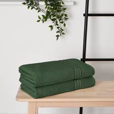 Green Bath Towels Brentfords 2 Pack Luxury Bath Towel Green