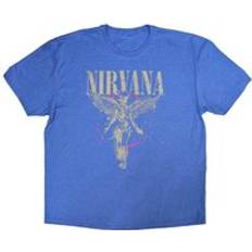Nirvana In Utero Cotton T-Shirt Light Blue