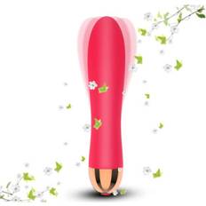 Chronus 12 Modes Female Vibrator, USB Rechargeable Sex Toy, Female Masturbation Massager, Red