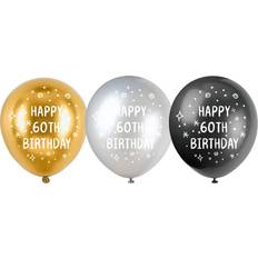 Latex Balloons Pack of 8 Birthday Latex Balloons 60th