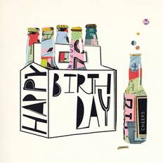 Cards & Invitations Woodmansterne Beer Bottles Birthday Card