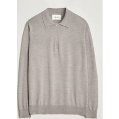 NN07 Sweatere NN07 Sergio Half-Zip Polo Stone