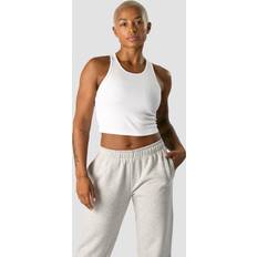 Cropped Singleter ICANIWILL Nimble Cropped Tank Top White