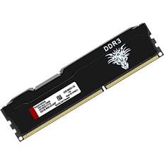 Yongxinsheng DDR3 8GB Desktop RAM 1333MHz PC3-10600 UDIMM Non-ECC Unbuffered 1.5V 2Rx8 Dual Rank 240 Pin CL9 PC Computer Memory Upgrade Module Black