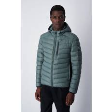 Champion Legacy Outdoor-Hooded Light Nylon Jacket Män, Verde BLG/Nero