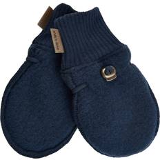 Mikk-Line Uld Luffer Wool Mittens - Navy