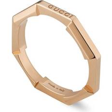 Gucci Rose Gold Jewellery Gucci Women's Link To Love 18ct Rose Gold Mirrored Ring