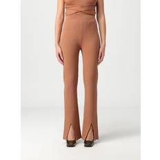 Nanushka Byxor, Dam, Brun, M, AW23, Anny ribbade byxor