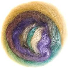 Rico Design Essentials Super Kid Mohair Loves Silk Print, Lace Yarn, Mohair, Silk, Gradient for Knitting and Crocheting 14 Winter