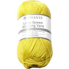 Green Yarn Divante Basic Knitting Yarn Lime Green