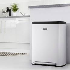 Cooks Professional Professional Kitchen Rubbish Waste Bin Recycling Dual