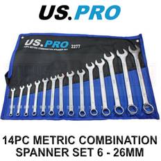 US PRO Tools 14 Spanner Wrench Set