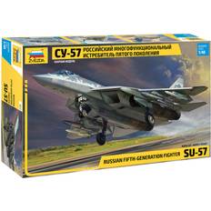 Zvezda 4824 Sukhoi SU-57 Russian 5th Gen. Fighter 1:48 Plastic Model Plane Kit