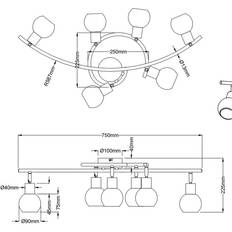 XXXlutz LED-DECKENLEUCHTE Deckenfluter