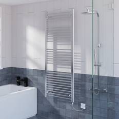 Heated Towel Rails WarmeHaus Prefilled Electric Straight Heated