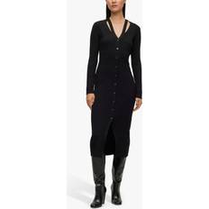 HUGO BOSS XS Dresses HUGO BOSS Facene Rib Knit Bodycon Midi Dress