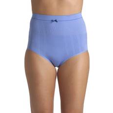 Clothing Camille Two Pack Seamfree High Waist Shapewear Control Briefs Blue 18-20